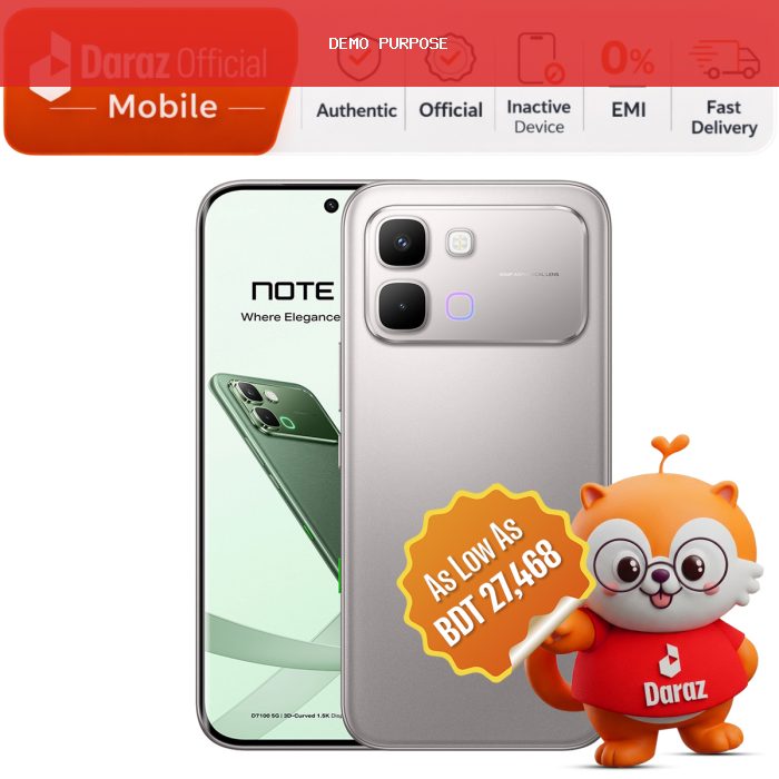 Infinix NOTE Edge 8/128GB | 1.5K 3D curved Display | 6500mAh Ultra-Slim Battery | MTK D7100 5G