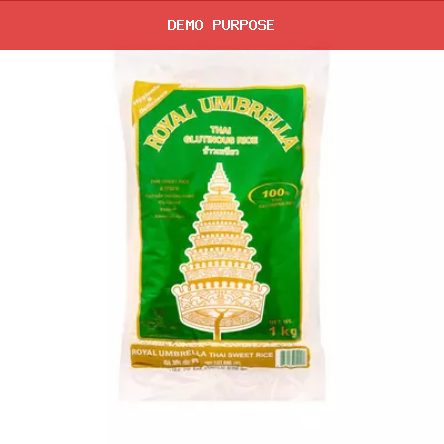 Thai White Glutinus Rice Sticky (Bin) Rice White Binny Rice 1 Kg