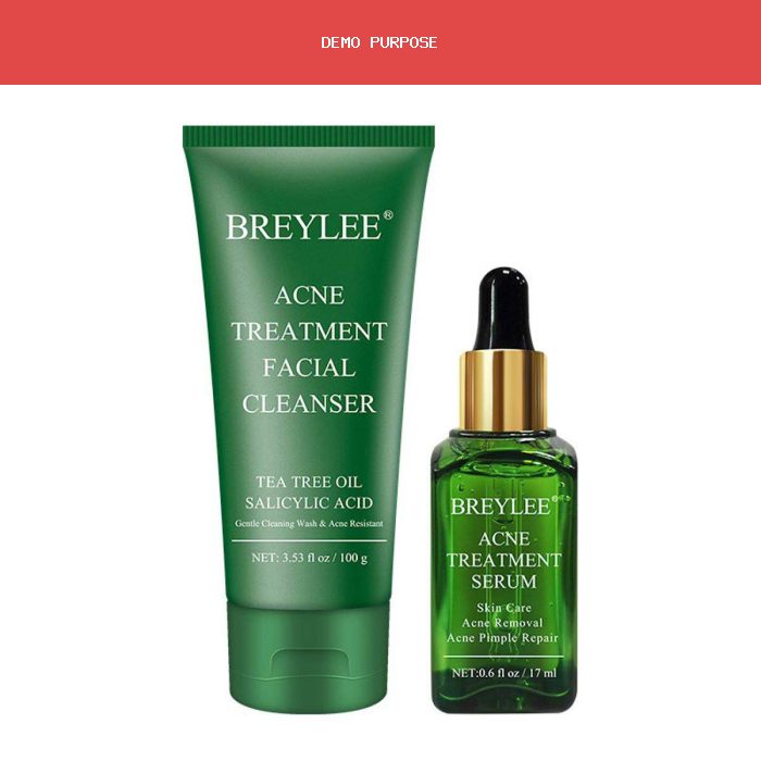 BREYLEE Acne Treatment Series ( Serum & Cleanser )