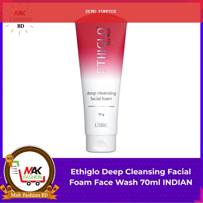 Ethiglo Deep Cleansing Facial Foam Face Wash 70ml