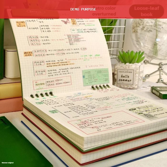 Flip Notepad Grid Notebooks B5 Diary Leaf Notebook Sketch Book Stationery Journal Writing Pads Office School Supplies